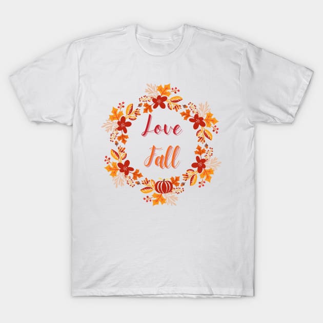 Hello Fall Sweet Autumn T-Shirt by Ken Adams Store